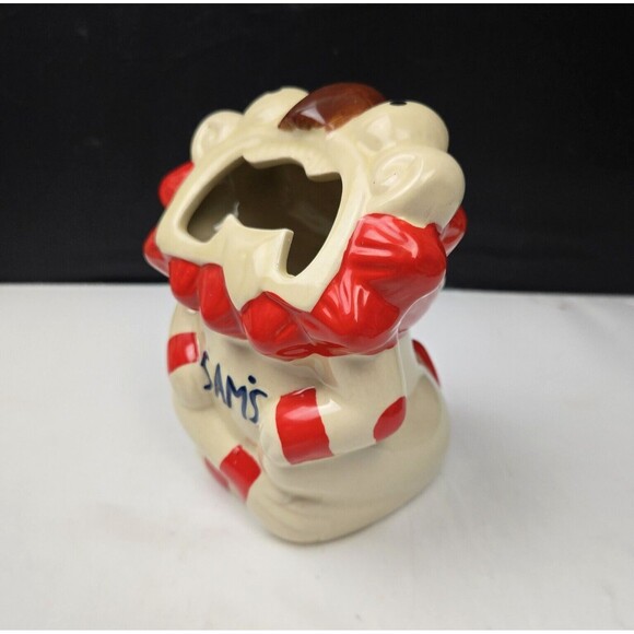 Sam's Restaurant Fu Dog Lion Shisha Tiki Mug Okinawa Japan w/ Logo Ltd Edition - Picture 6 of 11